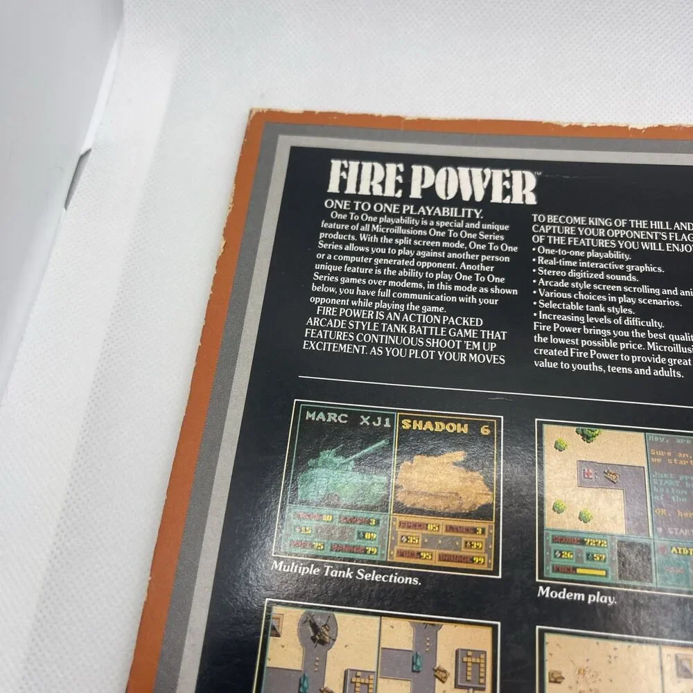 Fire Power One To One Series Micro Illusions Apple 1987 Both 5.25” & 3.5